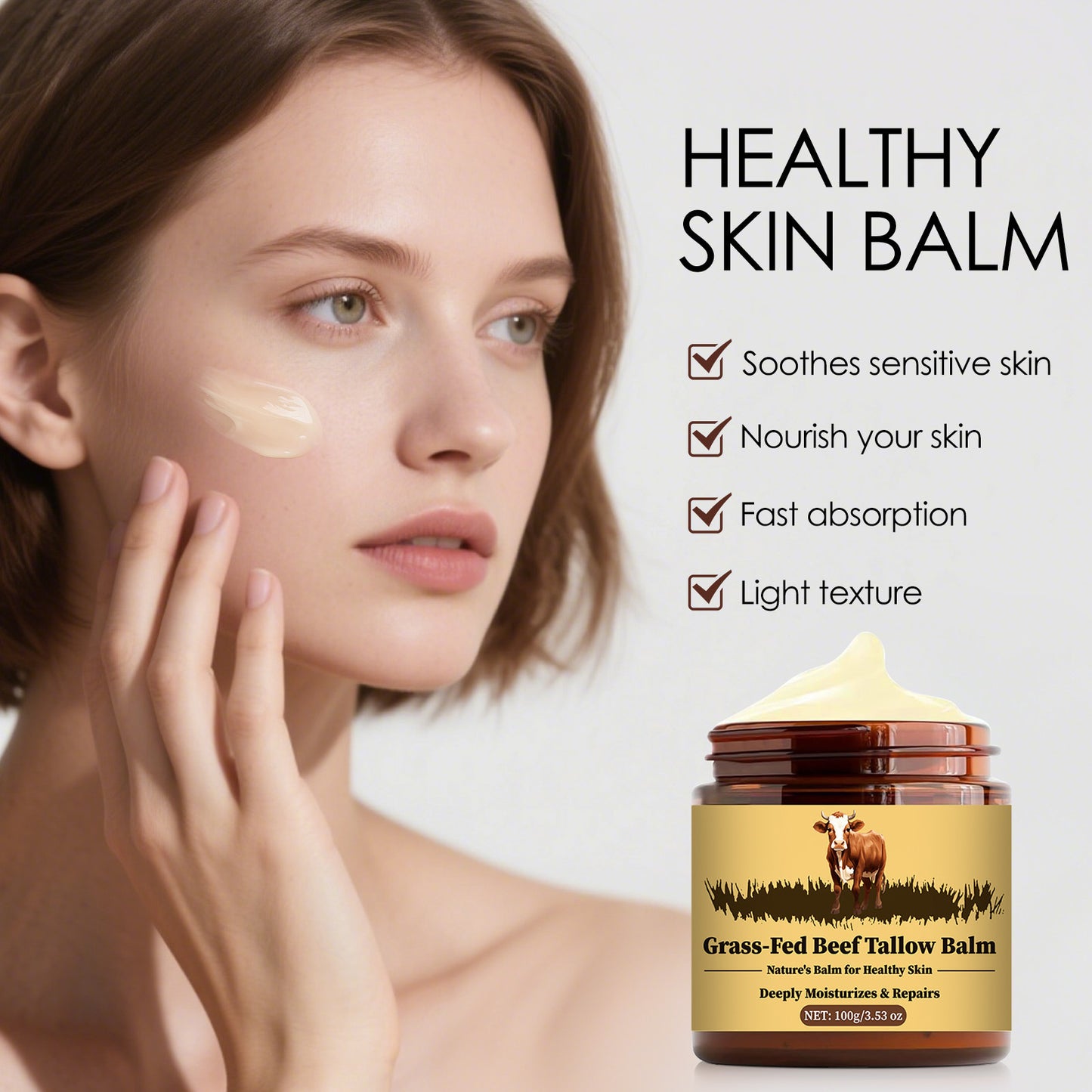 Tallow Moisturizing Cream Replenishment Skin